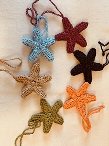 Set de Material de Rafia de Papel para Crochet, Patrón de Estrella de Mar, Amigurumi, Accesorio para Bolsos, Colgante, Colores Surtidos, Forma de Almohada, Impermeable, Plegable - Product Image 6