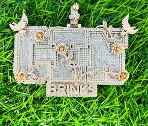 Colgante de Letra Inicial Personalizada con Moissanita VVS Baguette y Redonda Iced Out, en Plata S925 o Oro de 10K, Joyería Hip Hop - Product Image 2