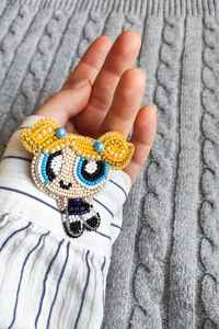 Broche de escudo de serpiente personalizado con cuentas de cristal verde, insignia bordada a mano con cristales para blazer, chaqueta, ropa, adorno. - Product Image 2