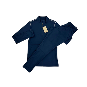 Unisex Pure Cotton Winter Sportswear Set with Half Zip Sweatshirt, Modern 2 Piece Running Fitness <b>Tracksuit</b> - Product Image 1