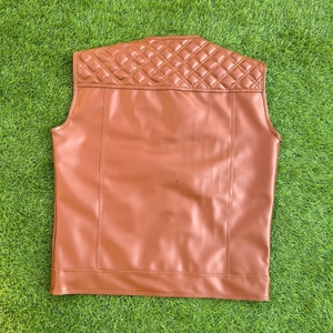 Gilet de moto en cuir souple de haute qualité pour homme, gilet de motard avec cuir durable et flexible - Product Image 6