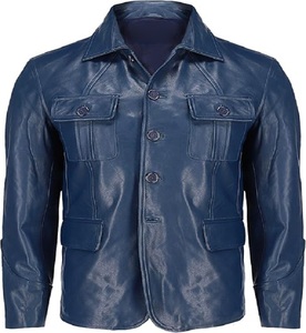 ประกอบเสื้อแจ็คเก็ตหนังแฟชั่นสำหรับผู้ชายคุณภาพสูง เหมาะกับทุกงบประมาณ พร้อมตัวเลือกแขนยาวสุดเท่ รุ่นใหม่ - Product Image 1