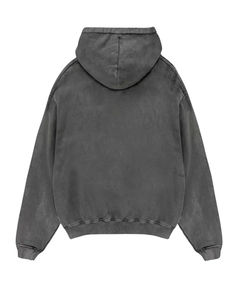 Pull à capuche respirant personnalisé pour homme, effet délavé, vente en gros, coupe oversize, style vintage, en molleton de coton - Product Image 4