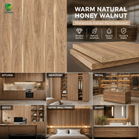 Panneau de particules MFC Jinbase FF3124 Chêne Classique 18mm, finition E0, première qualité, 3 couches, découpé sur mesure pour mobilier d'hôtel et de bureau