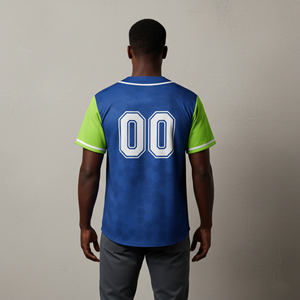 Breathable Top Trending Custom Polyester Sublimated Baseball Jersey Sets Men's Short Sleeve Anti-Bacterial Custom Color Name - Product Image 2