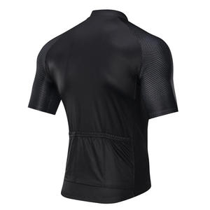 Maillot de cyclisme personnalisé en polyester/spandex pour homme, manches courtes, respirant, pour vélo de route, avec logo par transfert thermique – Vente en gros - Product Image 2