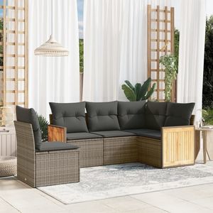 Conjunto de Sofás Grises para Jardín - Product Image 1