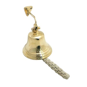 Handcrafted <b>Brass</b> Wall Hanging <b>Bell</b> for Home Temple Entrance Balcony Garden Door Decor Vintage Hanging <b>Bell</b> - Product Image 1