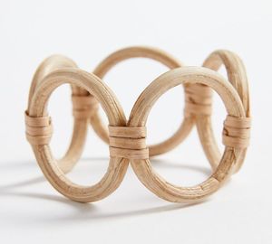 Handmade Fruit Shape Napkin Rings Set Of 4 Bohemian Style <b>Table</b> Decoration For Home Use - Product Image 4