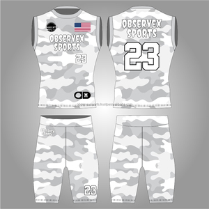 Uniformes 7V7 Sublimados con Estampado por Compresión, Transpirables, para el Día del Partido de Flag Football 7 contra 7 - Product Image 1