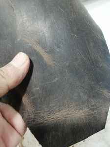 Cuir de vachette anti-boulochage moulé à sec ISONZ Leather Zone, épaisseur 0,8-3 mm, surface 10-25 pieds carrés, pour artisanat, ceintures, meubles, canapés, chaussures - Product Image 2