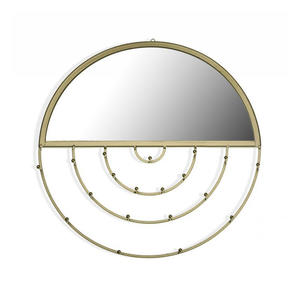 Miroir mural arqué moderne et élégant avec cadre métallique fin – Miroir de décoration intérieure haut de gamme - Product Image 3