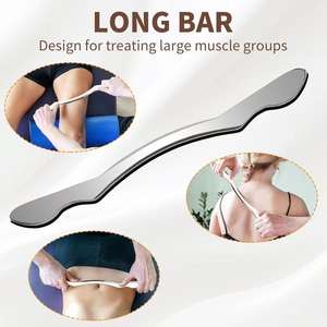 Custom Logo Stainless Steel Muscle <b>Scraper</b> Instrument Set Scraping Soft Tissue Massage Physical Therapy Hosanna Surgical - Product Image 6