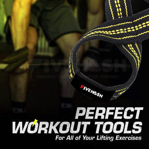 Sangles de levage en forme de huit, support à forte adhérence, conception en forme de huit pour entraînement intensif en salle de sport - Product Image 3
