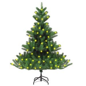 Árbol de Navidad artificial de abeto de Nordmann con luces LED Árbol de Navidad verde de 47,2 \" - Product Image 1