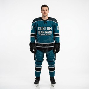 Uniformes de Hockey Sublimados Completamente Personalizados, Uniformes de Hockey con Gráficos de Equipo, Mobilitad Atlética, Venta al por Mayor en EE. UU. - Product Image 2