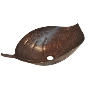 Fregadero de cobre Fregadero de baño de cobre Diseñador creativo Hecho a mano Lavabo de lujo Hotel y hogar Artículos de baño Undermount - Product Image 4