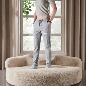 Pantalones Jogger Casuales para Hombre, de Alta Calidad, Transpirables e Impermeables, con Logotipo Personalizado, Frente Plano, Teñido Liso, Servicio OEM - Product Image 6
