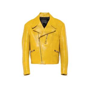 Chaqueta de Cuero Básica para Mujer con Cierre de Cremallera para Invierno, Cuello Alto, Transpirable - Product Image 1