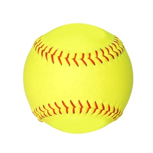 Pelotas de Softbol Personalizadas de Cuero Duradero de Alta Calidad, 12 Pulgadas, 6.5 Onzas, MOQ 144 Piezas, Empaquetadas en Caja, Hechas en China, Logotipo Personalizado - Product Image 5