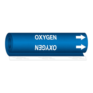 Marcador de Tuberías Flexible de Alto Rendimiento Brady OXYGEN para Tuberías Industriales y de Laboratorio - Product Image 3