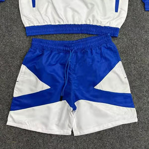 Shorts de sport décontractés d'été en nylon à taille élastique avec impression personnalisée sur toile, fournisseur en gros - Product Image 6