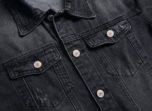 Mens Classic Denim <b>Jacket</b> Button Up <b>Jean</b> <b>Jacket</b> for Casual and Urban Style - Product Image 5