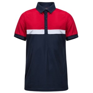 Chemise blanche à manches courtes pour homme, bordure marine, style décontracté, coupe classique, 100 % polyester, tissu Oxford, unie, anti-plis, séchage rapide - Product Image 6
