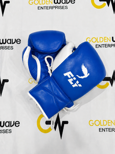 Gants de boxe en cuir noirs à lacets, légers, imperméables, à doigts entiers, avec logo personnalisé, pour l'entraînement – Offre Spéciale - Product Image 2