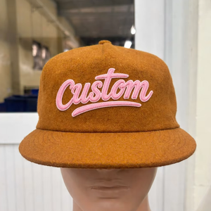 Gorras Snapback de Fieltro Personalizadas con Logotipo, Gorras de Moda con Visera Plana para Uso Casual al Aire Libre - Product Image 1