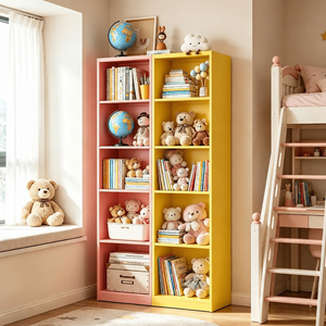 Estantería Alta y Estrecha para Espacios Pequeños, Librería Delgada de Múltiples Niveles con Gran Espacio de Almacenamiento, Organizador que Ahorra Espacio para Dormitorio Infantil - Product Image 2