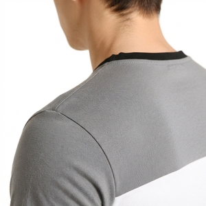 เสื้อยืดผู้ชายสไตล์ลำลองใส่สบาย ผ้าฝ้าย 100% คอกลม แขนสั้น สไตล์วินเทจ แพ็ค 2 ตัว ผ้า 180 กรัม แฟชั่นทันสมัย ใส่ได้ทุกวัน - Product Image 3