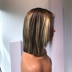 Blonde 13x4 densité 250% pour dentelle frontale Piano perruque saine luxe vietnamien Remy cheveux tissage Extension expédition rapide - Product Image 5