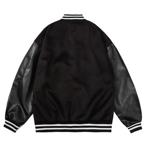 Chaquetas Varsity de Lana para Invierno, Fabricación OEM, Chaqueta Clásica de Béisbol Universitaria, Tela de Alta Calidad, Bordado Personalizado con Marca - Product Image 2