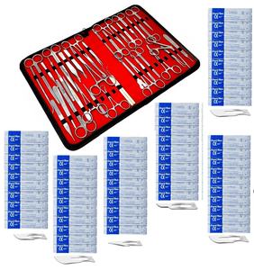 ชุดอุปกรณ์ผ่าตัดพื้นฐานสำหรับการผ่าตัดทั่วไป ชุดเครื่องมือกายวิภาคสัตว์ เครื่องมือผ่าตัดสำหรับการสอนการเย็บแผล - Product Image 4