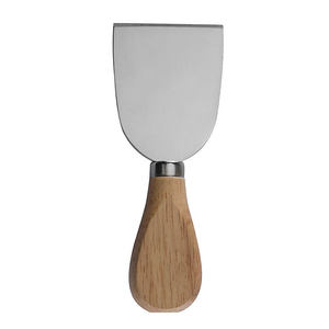 Ensemble de couteaux à fromage écologiques en acier inoxydable avec manche en bois, couteau à beurre, râpes à fromage, boîte cadeau pour la cuisine à domicile - Product Image 3