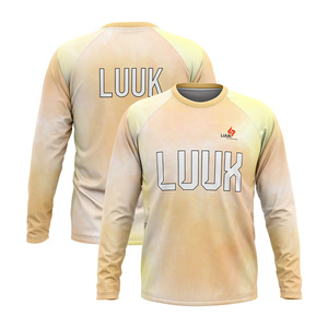เสื้อผู้ชายแบบสั่งทำพิเศษ โพลีเอสเตอร์ 100% แขนยาว เป็นมิตรต่อสิ่งแวดล้อม แห้งเร็ว พิมพ์ลายโลโก้ด้านหน้า คอกลม เสื้อรัดรูป - Product Image 4