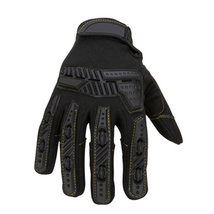 Hot Selling Custom Design Logo Gas and Oil Safety Extrication Drill TPR Industrial Impact Work Polyester Fabric Mechanic Gloves - Product Image 4