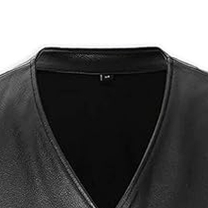 เสื้อกั๊กหนังแท้สำหรับผู้ชายแบบสั่งทำพิเศษ OEM ODM เสื้อกั๊กมอเตอร์ไซค์พรีเมียม เสื้อผ้าแฟชั่นสตรีทแวร์ - Product Image 2