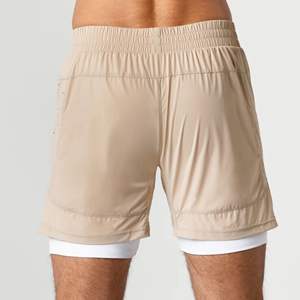 Pantalones Cortos Deportivos para Hombre, Más Suaves y Cómodos, con Forro de Compresión, Tejido de Poliéster/Algodón, Secado Rápido, Ligeros, Talla 6XL - Product Image 4