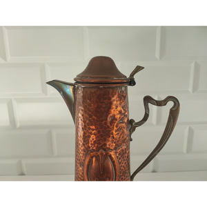 Classic Design Handmade Copper Serving <b>Jug</b> Interior Decor for Tea <b>Drinks</b> and Kitchen Usage Long Size Water Storage Pitcher - Product Image 1