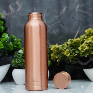 Nouvelle arrivée : Bouteille d'eau en cuivre de qualité supérieure, avec diamants, bouteille d'eau en cuivre de qualité supérieure, bouteille d'eau en cuivre courte de qualité supérieure - Product Image 3