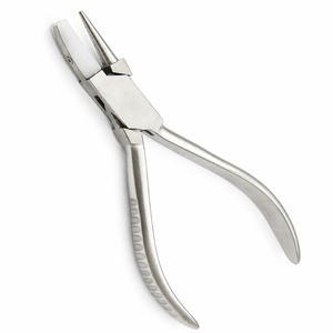 Half Round Half Flat Nylon Jaw Pliers Jewelry Tool Non Marring <b>Wire</b> Shaping Smoothing DIY <b>Craft</b> Durable Hand Tool - Product Image 1