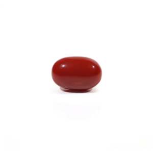 Premium Natural Japanese Red Coral 4.57 Ct Cabochon Loose Gemstone for Fine Jewelry - Product Image 1