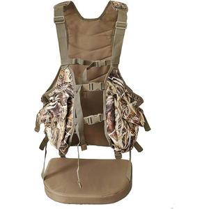 Gilet de chasse unisexe pour adultes, imprimé, imperméable, en polyester softshell, respirant, avec fermeture éclair sur le devant, plusieurs poches, vêtements d'extérieur, hiver - Product Image 1