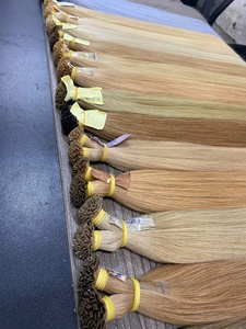 Extensiones de Cabello Humano Vietnamita Virgen Remy de Doble Trama con Punta Plana Mini de Queratina al por Mayor - Product Image 3
