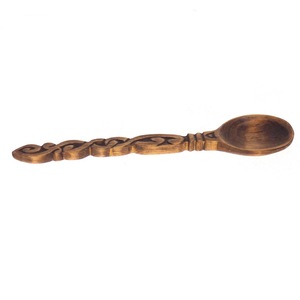 Cuillère à thé en bois, finition naturelle, écologique, cuillère à café, sucre, sel, légère, outil de cuisine - Product Image 2
