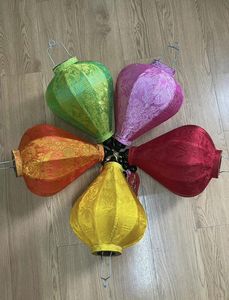Vietnam Silk <b>Lantern</b> Premium Fabric Artisan Hanging <b>Lantern</b> For Luxury Wedding Event Home Hotel Restaurant Decorative - Product Image 6