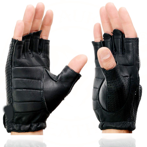 ถุงมือขับขี่มอเตอร์ไซค์แบบไร้นิ้วสำหรับผู้ชาย Samroz Sports - Product Image 3