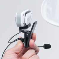 Headset Nirkabel Clip-on untuk Helm dan Perlengkapan Keselamatan Penggunaan Industri Komunikasi Sepeda Motor Pelajaran Berkuda dan Berkuda